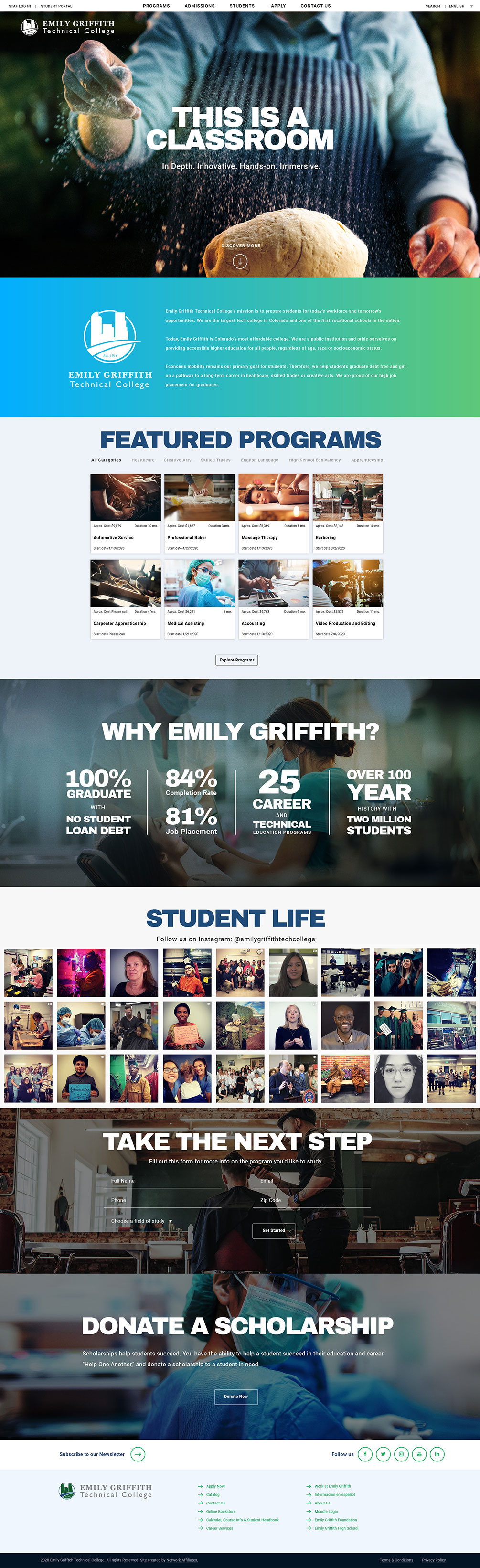 Emily Griffith Website