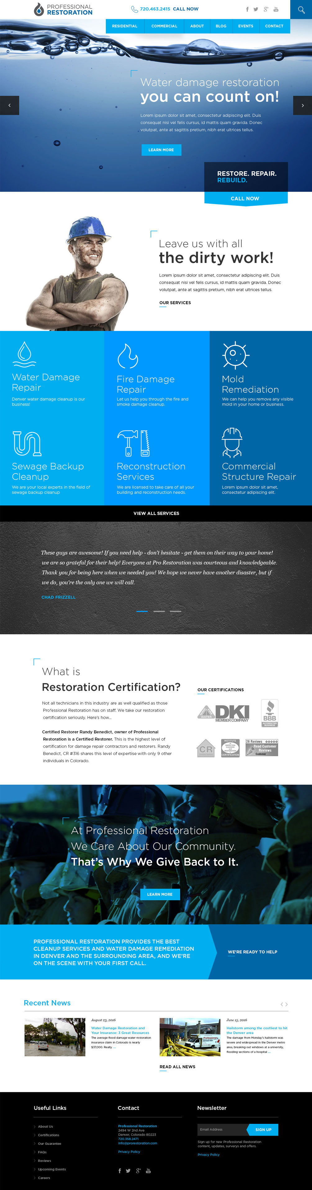 Professional Restoration